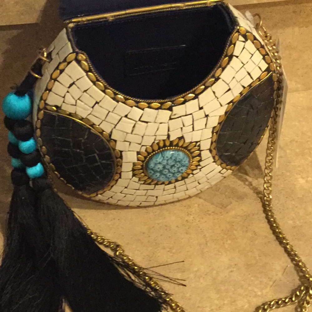 Sam Beatrice Iron Embellished Mini Crossbody Bag - Picture 7 of 7